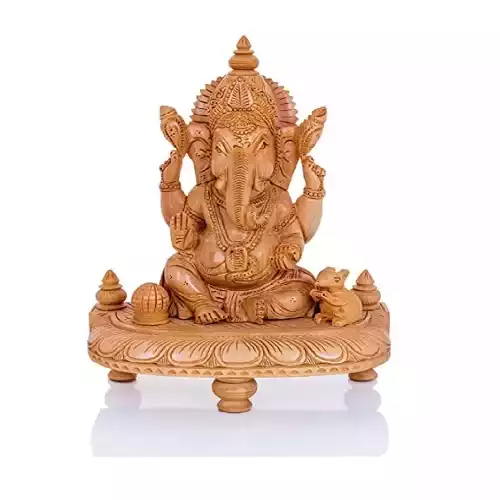 Red Sandalwood (Lal Chandan) Ganesha Idol